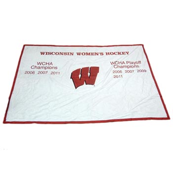 Wisconsin Women's Hockey WCHA Rafters Banner