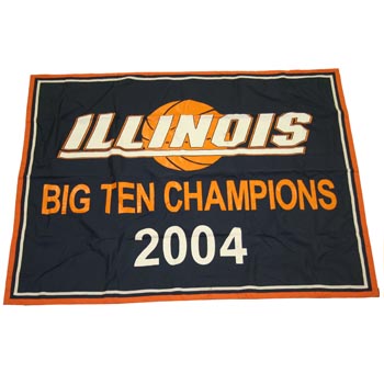 2004 Men's Basketball Big Ten Championship Banner