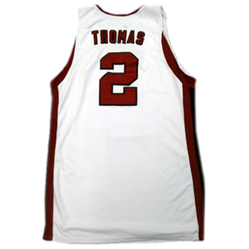 UMass Basketball Adidas White No. 2 Game-Worn Jersey - Brandon Thomas