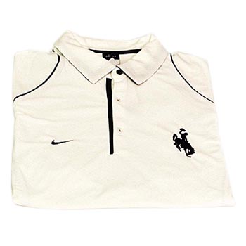 Men's White Nike® Sideline Polo (L)