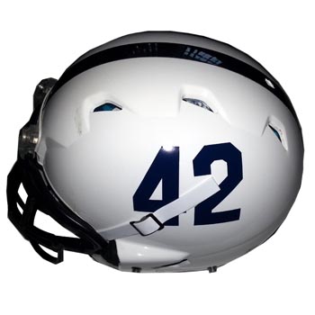 Game Used Football Helmet: Special Edition #42