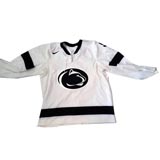 Game Worn Men's Ice Hockey Jersey: White #5 (size 58)