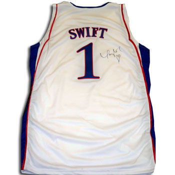 Taylor Swift Autographed Kansas Basketball Jersey