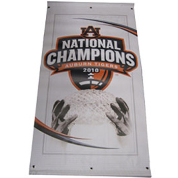 Auburn Football National Champions Light Pole Banner